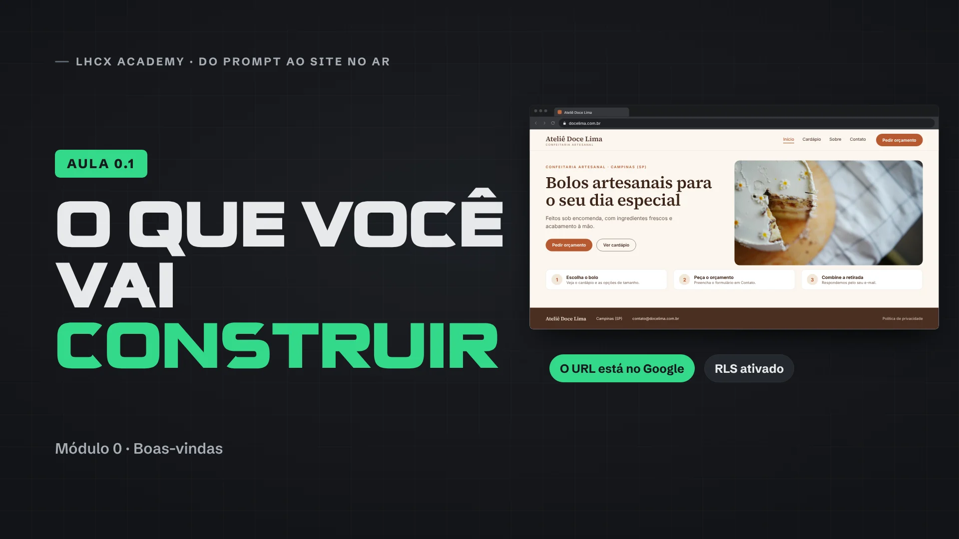 Prévia da aula O que você vai construir